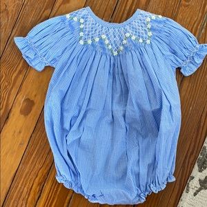 Smockingbird Bubble Dress-6 months